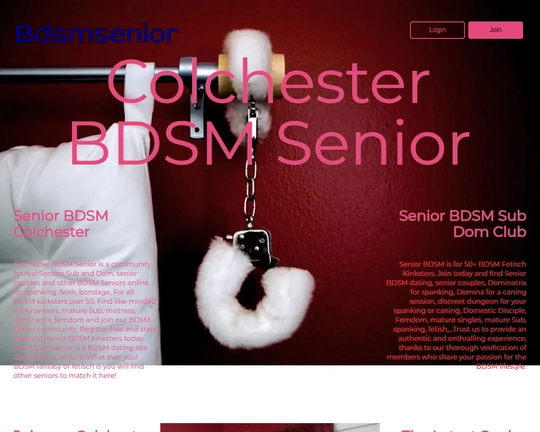 Colchester Senior BDSM Logo