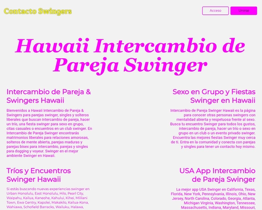 Intercambio de Pareja Hawaii Logo