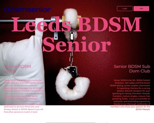 Leeds Senior BDSM Logo